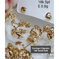 YES PH Legit TUNAY NA GINTO 18K SAUDI GOLD EARRINGS (0.8grams) 100%NASASANLA