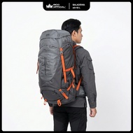 IRCO Baladewa Carrier Bag 65+10 Liter Adjustable Backsystem Double Frame Aluminum Free Raincover