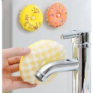 Donut-shaped dishwashing sponge, lovely cartoon dishwashing sponge, cute dishwashing sponge -MAIGN