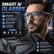 2026New 4K HD Photochromism AI Smart Glasses 800W Pixel Camera 1080P Video AI Chat Music Player Call