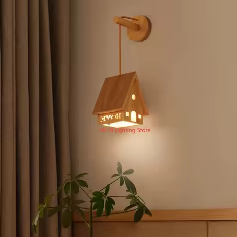 Designer Bedroom Bedside Wall Lamp Hallway Foyer Study Children's Room Lamp, Eye Protection LED Lamp