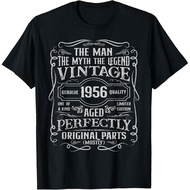 Men's cotton T-shirt 70 Year Old Gifts Vintage 1956 Man Myth Legend 70th Birthday T-Shirt