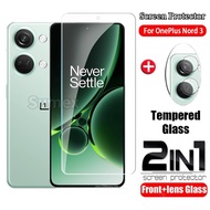 2in1 Screen Protector Tempered Glass For OnePlus 1+ Nord 3 CPH2491 5G HD Clear Protective Camera Len