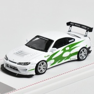 Focal Horizon FH 1:64 Nissan Silvia S15 High Tail Wing Rocket Rabbit Alloy Car Model Metal Toy Colle