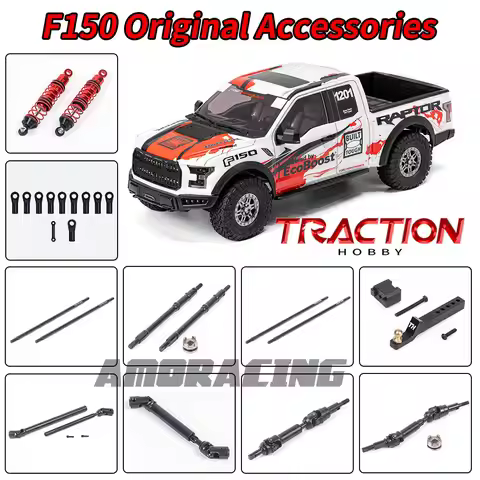 Traction Hobby KM F150 1/8 Simulation Electric RC Model Cars Off-Road Crawler Original Accessories