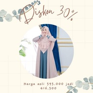 gamis sarimbit Zulaikha Yusuf by Aden hijab