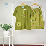 Babydoll Forever Sweet 5XL Celana Pendek 3/4 Baju Tidur Set Piyama Wanita Jumbo V-732