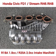 Honda Civic FD1 / Stream RN6 RN8 Intake Manifold ( R18A 1.8cc / R20A 2.0cc ) Plastic / Plastik Manif