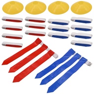 Flag Football Set,14 Player Flag Football Belts and Flags Set, Belt for Kids or Adults Players of Fl