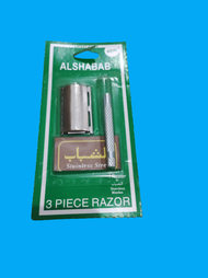 Alat Cukur Jenggot Silver Jadul - Cukuran Kumis Jadul Alshbab
