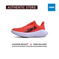 รับประกันของแท้ Hoka One One Carbon X 2 " Red " รองเท้ากีฬา 1113526 - FWT รับประกัน 1 ปี