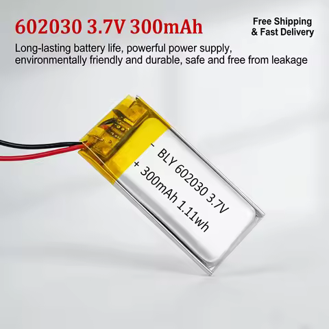 602030 3.7V 300mAh Li-Polymer Battery for PS4 Controller Gamepad Bluetooth Headset GPS Navigator MP5