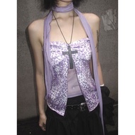 Y2k Top Asian Culture Wear Sweet Cool Top y2k Clothes Narrow Waist Top Short Top Asian Culture y2k Y