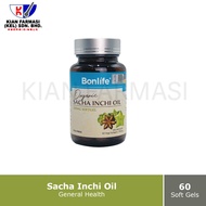 Bonlife organic sacha inchi oil cold press vegetable softgel (omega 3,6,9) 60's