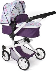 Bayer Chic 2000 595-73 Mika Doll's Pram, 2-in-1 Combination Doll Pram for Children from 4 to 8 Years