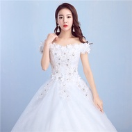 Gaun Pengantin Desain Baru Gaun Pengantin Pesta Gaun Pengantin Kain Malam Putih