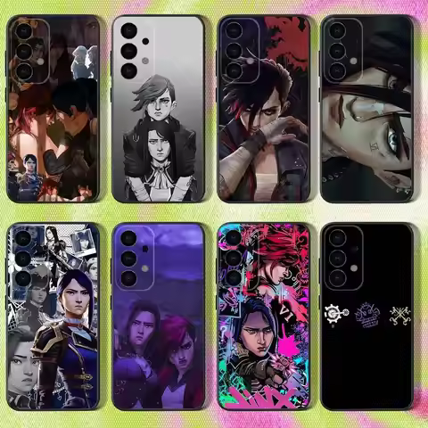 Arcane Vi C-Caitlyn Phone Case For Samsung S25,S24,S21,S22,S23,S30,Ultra,S20,Plus,Fe,Lite,Note,10,9,