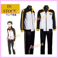 ANICOS Re:Life Zero Subaru Natsuki Cosplay  Jacket Coat Costume Hoodie Set for Daily Wear