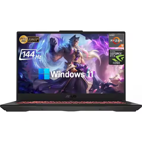 ASUS TUF A17 17.3" Gaming Laptop,AMD Ryzen 9-7940HS,NVIDIA GeForce RTX 4050,64GB RAM,4TB SSD,Mecha G