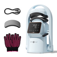 HTVRONT 220V Auto Hat Press Machine Hat Heat Press Machine with Precise Temp&Timer Control Hat Heat 