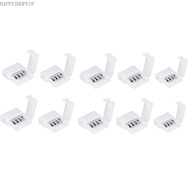 HSV 10x LED Strips Connector Adapter Terminal 4 Pin  Connector For 5050 LED Light