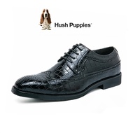 Hush Puppies รองเท้าผู้ชาย รุ่นรองเท้าผู้ชาย รุ่น สีดำ รองเท้าหนังแท้ รองเท้าทางการ รองเท้าแบบสวม รองเท้าแต่งงาน รองเท้าหนังผู้ชาย EU 45 46