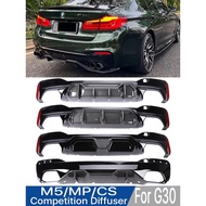 Bmw G30 F90 5 series M5 competition CS 3D M performance rear lip skirt diffuser M sport Msport bumpe
