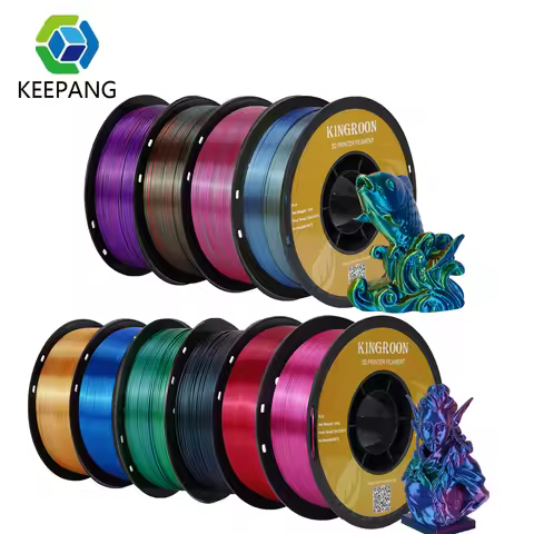 KEEPANG PLA/Silk PLA Filament 5/10kg 3D Printer Filament 1kg/1roll 1.75mm Pla Plastic Filamento No B