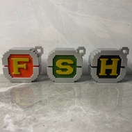 Bulk Alloy Warhead Stereo Audio Ammunition Box Keychain SNK Trendy Play Pendant Figure Model