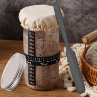 DL Wide Mouth Fermentation Jar Fermentation Kit with Spatula Fermentation Tank Sourdough Starter Kit