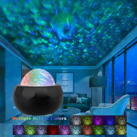 Aurora Borealis Star Ceiling Ambiance Night Light Bedside Bedroom Dynamic Aurora Night Light Star Pr