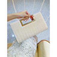 New Cross-border Woven Bag Fashion Simple Cross-body Bag Hot-selling Female Bag Bag Large Capacity N