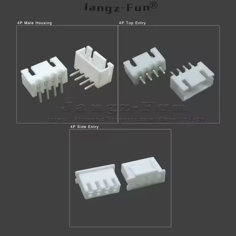 100pcs 4P JST XH 2.54 Plug 2.54mm XH2.54 4 Pin Male Female Housing Header Connectors Electric Cable 