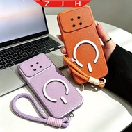 Suitable For Honor X9C phone case new magnetic white C-ring shockproof color large window Casing Lan
