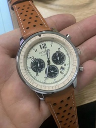 นาฬิกา CITIZEN สำหรับผู้ชาย นาฬิกาควอตซ์หรูหรา ปฏิทินทันสมัย กันน้ำ นาฬิกาอัตโนมัติสแตนเลสทรงกลมหรูห