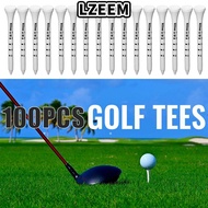 LZEEM 100pcs White Striped Golf Tee, Digital Scale Wooden Golf Wood Tees, Professional 69/83mm Golf 