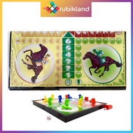 Bộ Cờ Cá Ngựa Quân Cờ Có Sỏi Lắc Kêu Cờ Đua Ngựa Đồ Chơi Trẻ Em Giải Trí Xả Stress