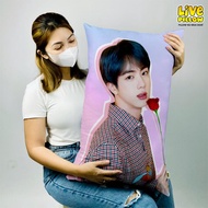 LIVEPILLOW BTS Jin merchandise kpop merch pillow BIG size 13x18 inches design Jin Flower