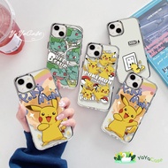 For iPhone11 13 Case Iphone 14 15 12 pro Max 7 8 14 15 Plus X XR XS Pikachu Transparent Advanced Met