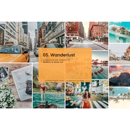 05. Wanderlust Blogger Lightroom Presets [Mobile & Desktop]