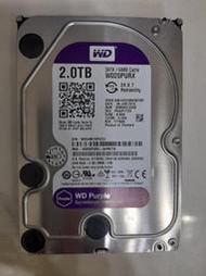 WD 紫標 2TB 桌上型 SATA3 硬碟 使用時數3000多小時
