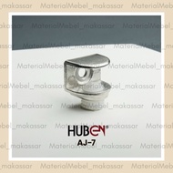 HUBEN AJ-7 U-Clamp Glass Shelf