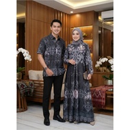 AH CP HABIBI Sarimbit (Real Pict) 4 Color Options Latest Adult Men's and Women's Couple Clothing 202