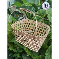 Woven Bamboo/s Groceries Baskets