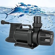 Submersible Water Pump, 150W High Flow Outdoor Pond Pump, 20000Gph, 16.5Ft Power Cord, 23Ft High Lif