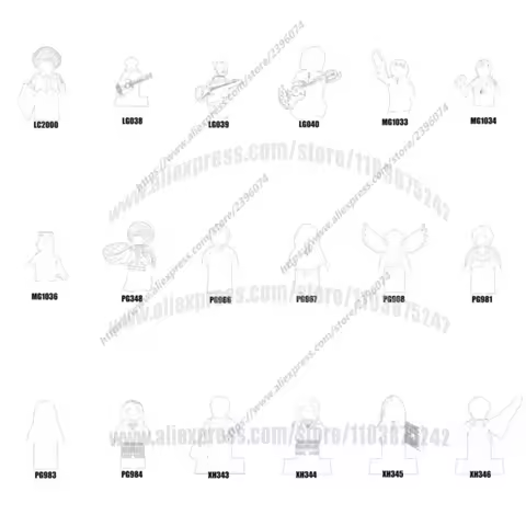 Cartoon movie TV Anime models Action Figures Series-092 LG038 LG039 LG040 MG1033 PG348 PG966 PG967 P