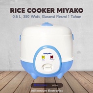 Rice Cooker Magic Com - 0.6 Liter Miyako MCM-606 A 606a