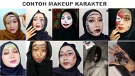Jasa Makeup Karakter / Make Up Halloween / Makeup Film / Makeup Fantasi
