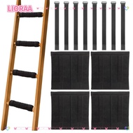 LIORA‌A 4pcs Bunk Bed Ladder Pads, Anti-Slip Loop Straps Loft Bed Ladder Pads, Soft With 8 Adjustabl