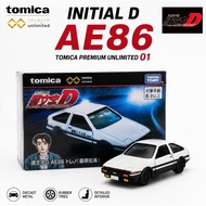 TOMICA PREMIUM UNLIMITED 01 INITIAL D AE86 TRUENO TAKARA TOMY INITIAL D AE86 FUJIWARA TAKUMI DIECAST